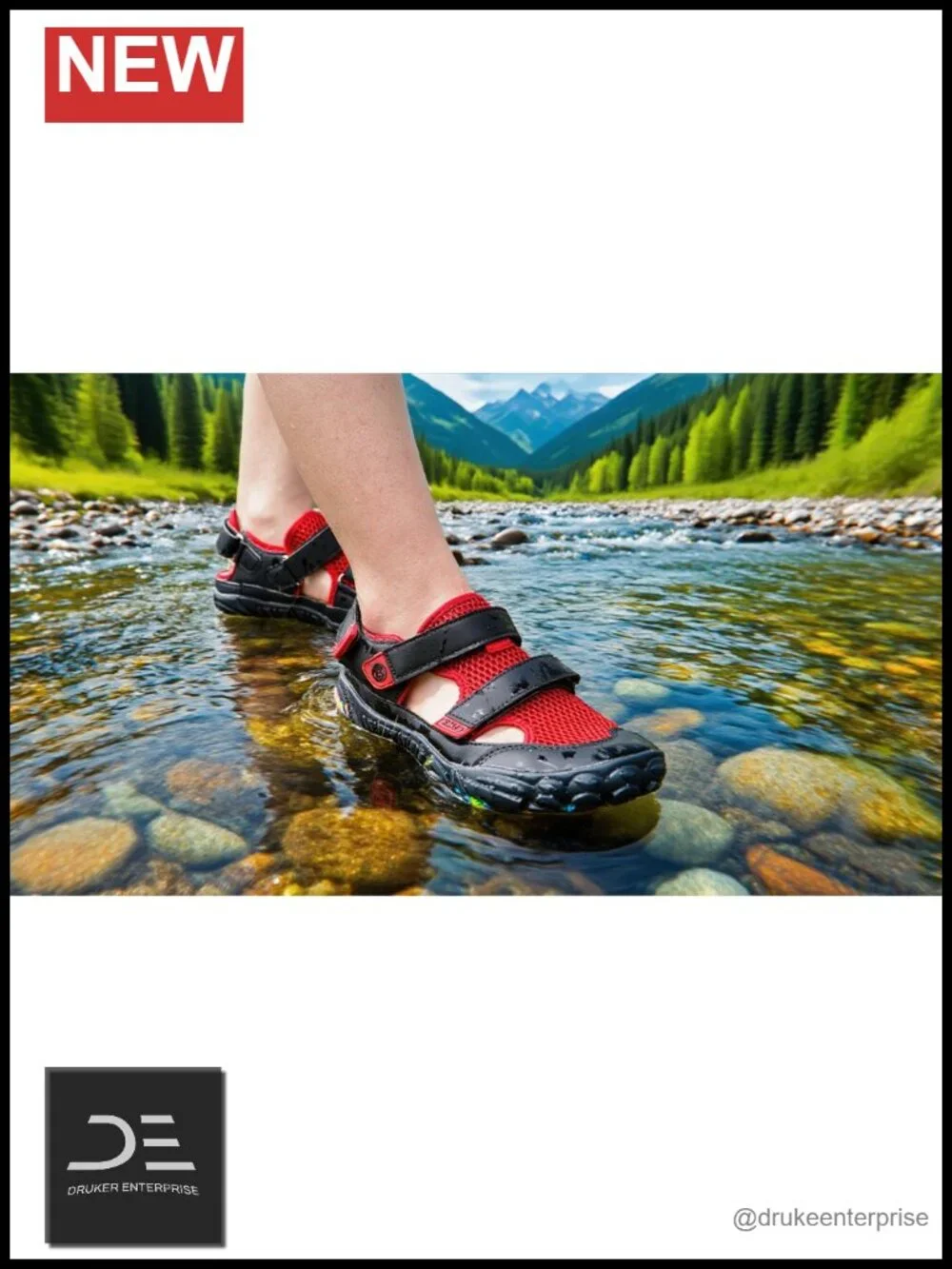 Water Shoes Barefoot Beach Sandals Slip-On Quick Dry Arch Support Non Slip